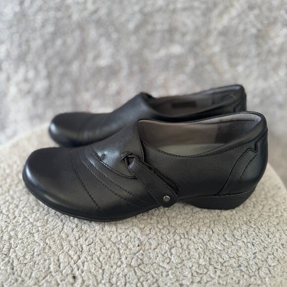 Dansko Franny Wide Black Shoe NWOT size 6.5/7-37 - Picture 3 of 12